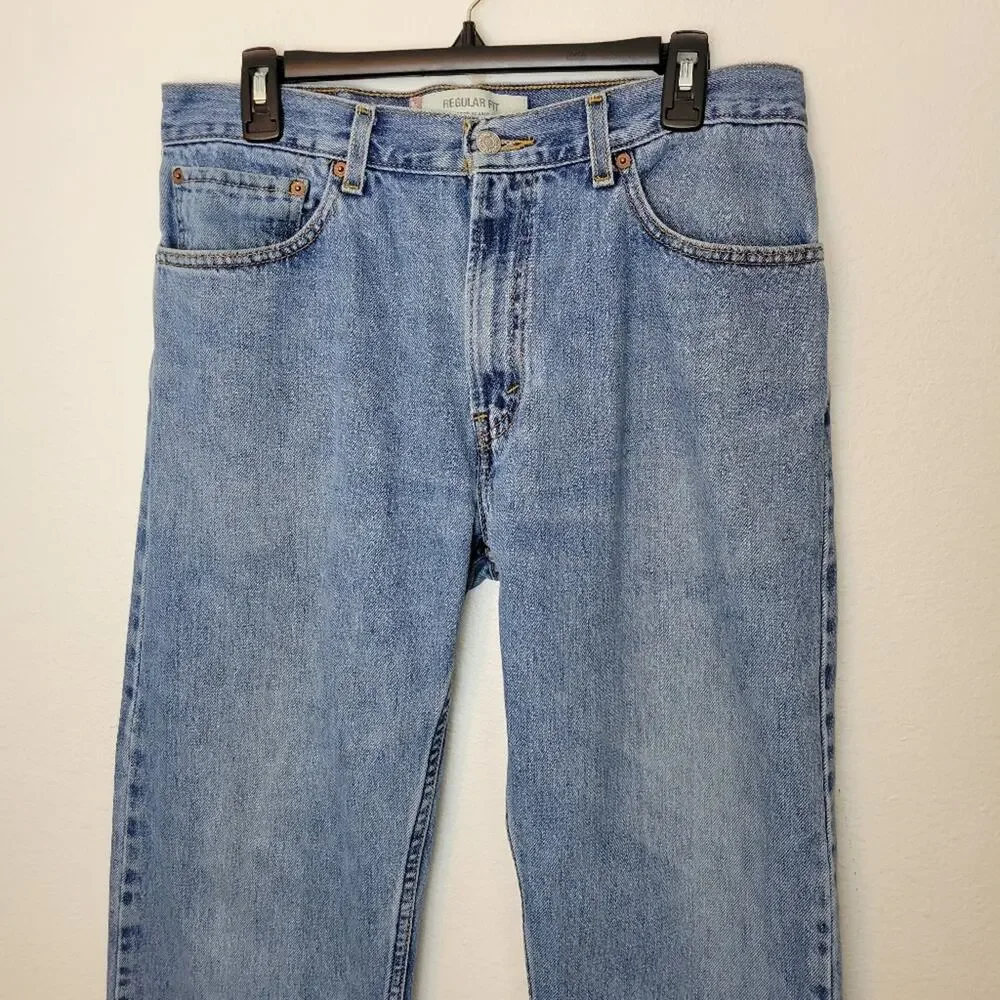 LEVI'S Men's 505 Regular Fit Jeans Straight Leg Size 34x30